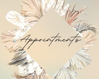 2026-Printable Salon Appointment Book-Boho Fan