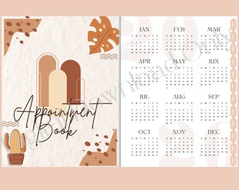 2026 Digital Salon Appointment Book, Hairstylist Planner, GoodNotes iPad Planner, Income Tracker for Beauty Pros