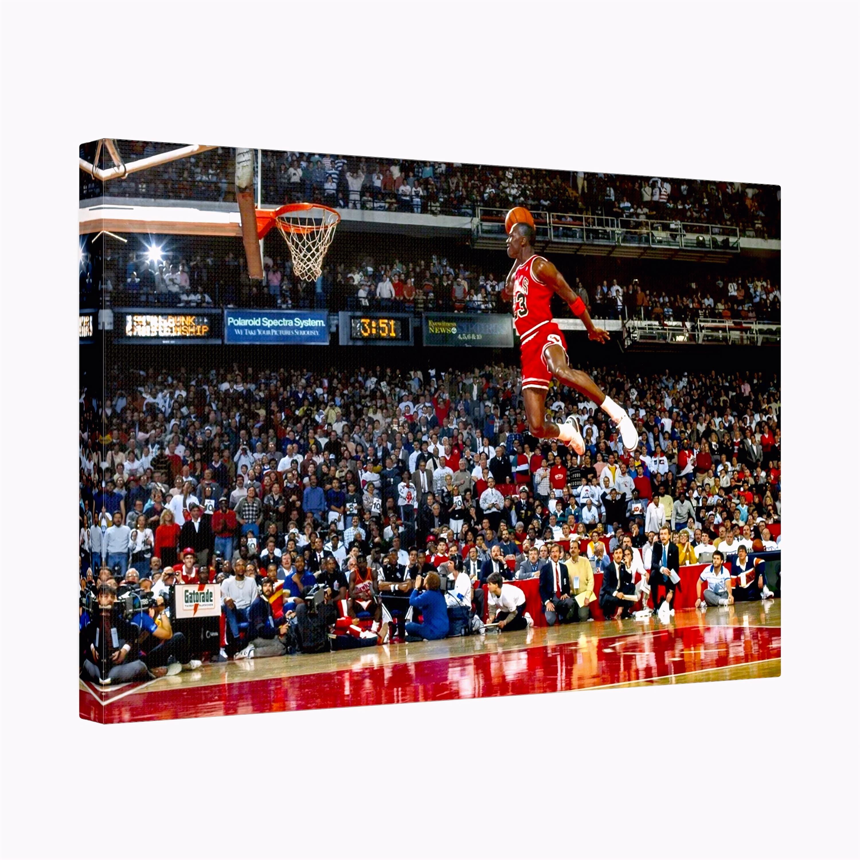 Michael Jordan Slam Dunk Poster - Etsy