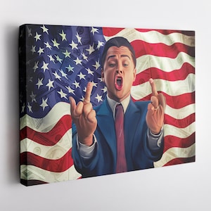 Wolf of wall street middle finger - Etsy 日本