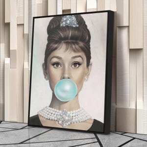キャンバスウォール Audrey hepburn オードリーヘップバーン 絵画