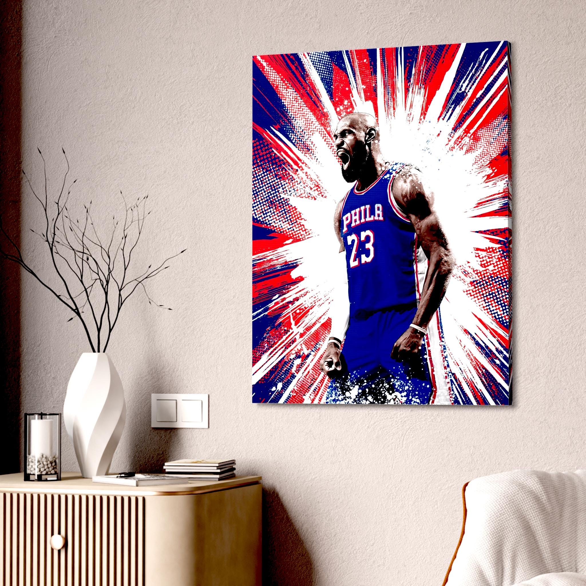 Pop Art Lebron - Etsy