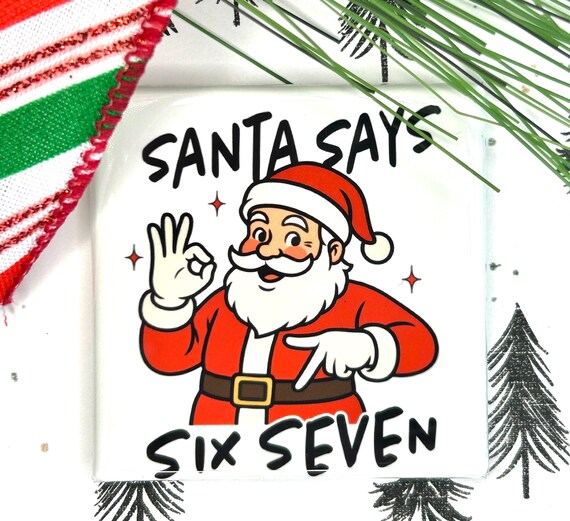 Santa 6 7 Decorative Magnet