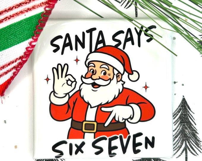 Santa 6 7 Decorative Magnet