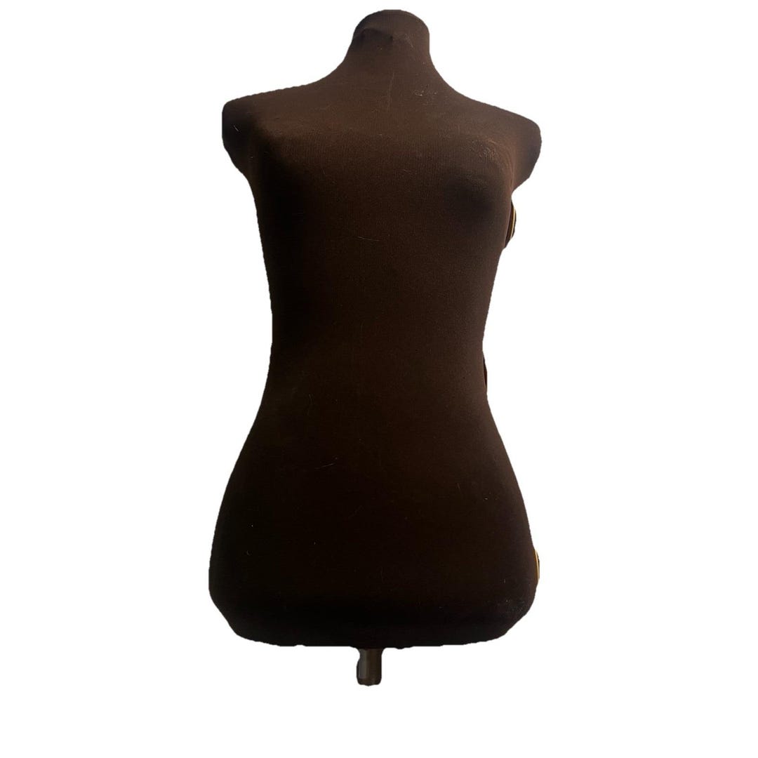 Vintage Adjustable Dress Form Mannequin Torso Small Brown Good Sewing ...