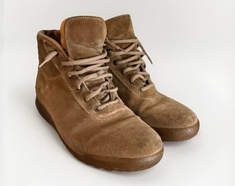 Herren 9.5 Original Vintage Banana Republik Trekking Wanderstiefel Italien