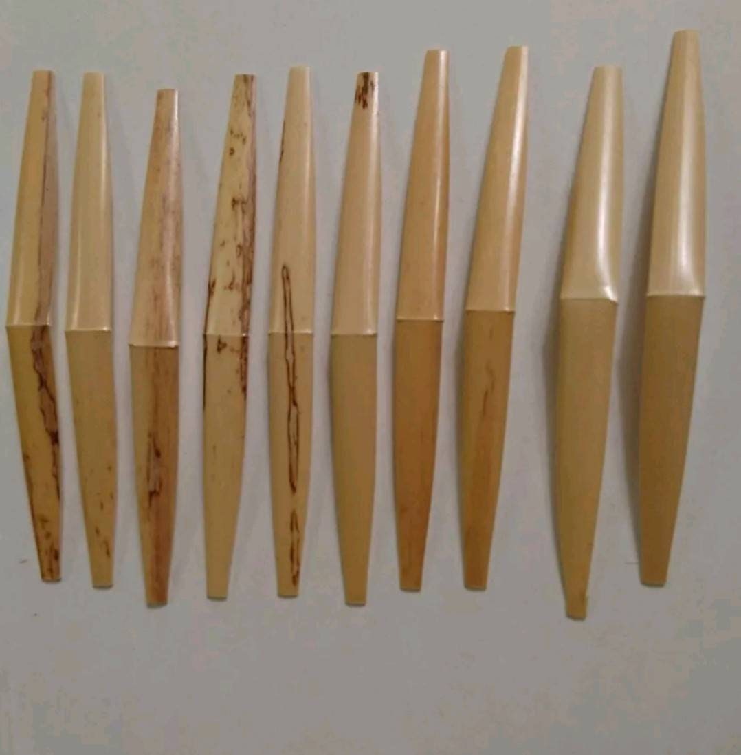 Student Practice Oboe Cane shaped, Folded and Gouged Etsy