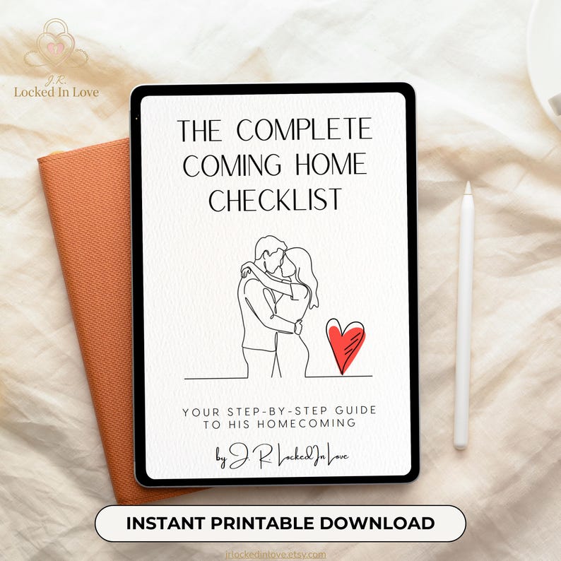 Homecoming Checklist for Release | Reentry Planner for Prison Wives ...