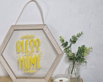 Bless our Home Hanging Sign