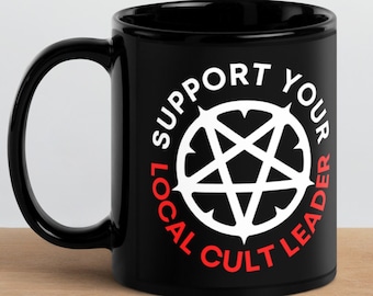 Cult Leader Black Mug