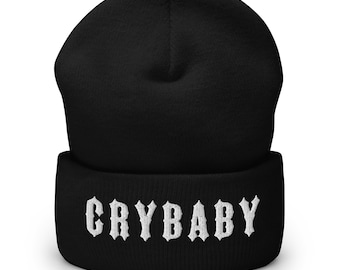 CRYBABY Embroidered Beanie