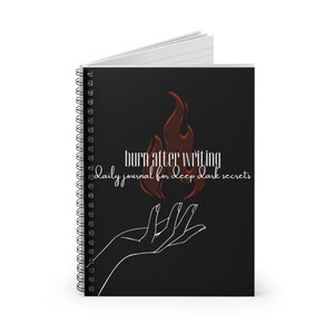 Burn After Writing Spiral Lined Notebook