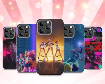 K-Pop Dämonenjäger Handyhülle, Anime Aesthetic Cover, iPhone 17 16 15 14 13 Pro Max, Samsung S25 S24 S23 Ultra Geschenkidee