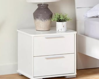 Nightstand Two Drawers with Round corners PLAN