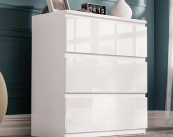 Commode de chambre à coucher Boston 3 tiroirs Plan