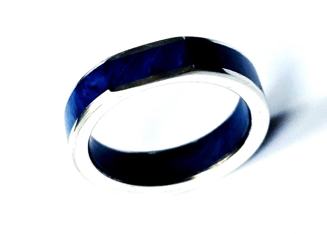 Rbl15 Design Ring, Blue, High-tech Material Juma, Width 6 Mm, Inner ...