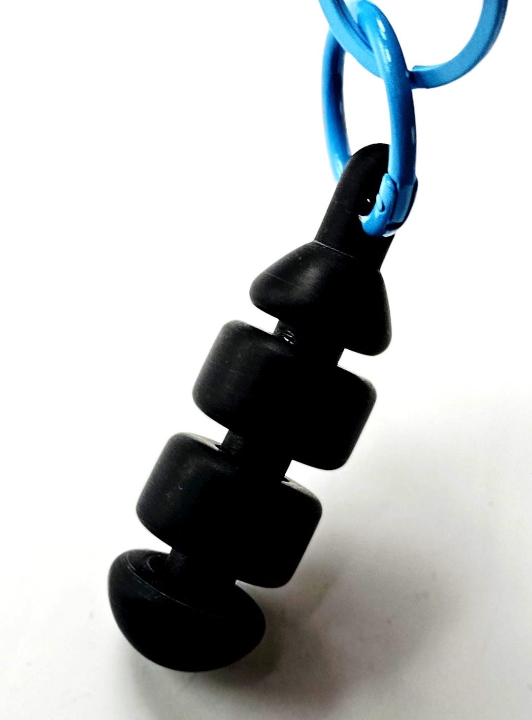 Sa45 Designer Key Fob, 3D Printed, Black Photopolymer Resin, 25 Mm Wide ...