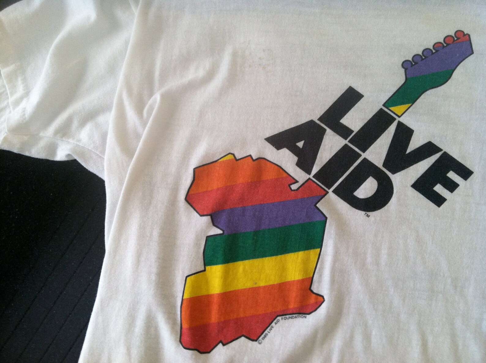 original live aid t shirt