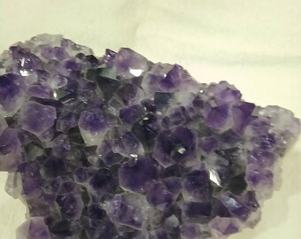 2.7 lb Amethyst Cluster-Deep Purple Brazilian Amethyst Crystal