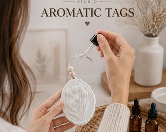 Scented Aroma Stone, Plaster Fragrance Diffuser, Car & Closet Air Freshener, Passive Home Fragrance, Reusable Scent Stone Gift