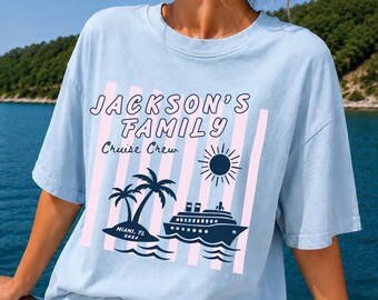 Family Cruise Shirt, Matching Group Trip Tee, Personalized Cruise Crew Shirt, Birthday cruise shirt, Family Travel Tee 2026