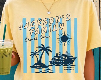Family Cruise Shirt, Matching Group Trip Tee, Personalized Cruise Crew Shirt, Birthday cruise shirt, Family Travel Tee 2026