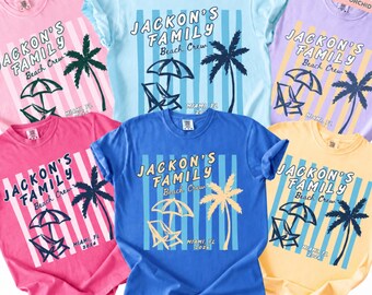 Custom family vacation shirts, Matching Group Trip Shirts , Family Beach Shirt, Birthday Cruise Shirt, Custom , Matching Beach Crew