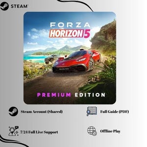 Forza Horizon 5 Deluxe Edition | - PC | Steam - Guide Tutorial + Warranty