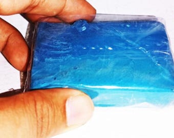 Sapone Nila Blu Marocchino 80g / Barra detergente naturale / صابون النيلة الزرقاء المغربي / Sapone tradizionale per la cura della pelle