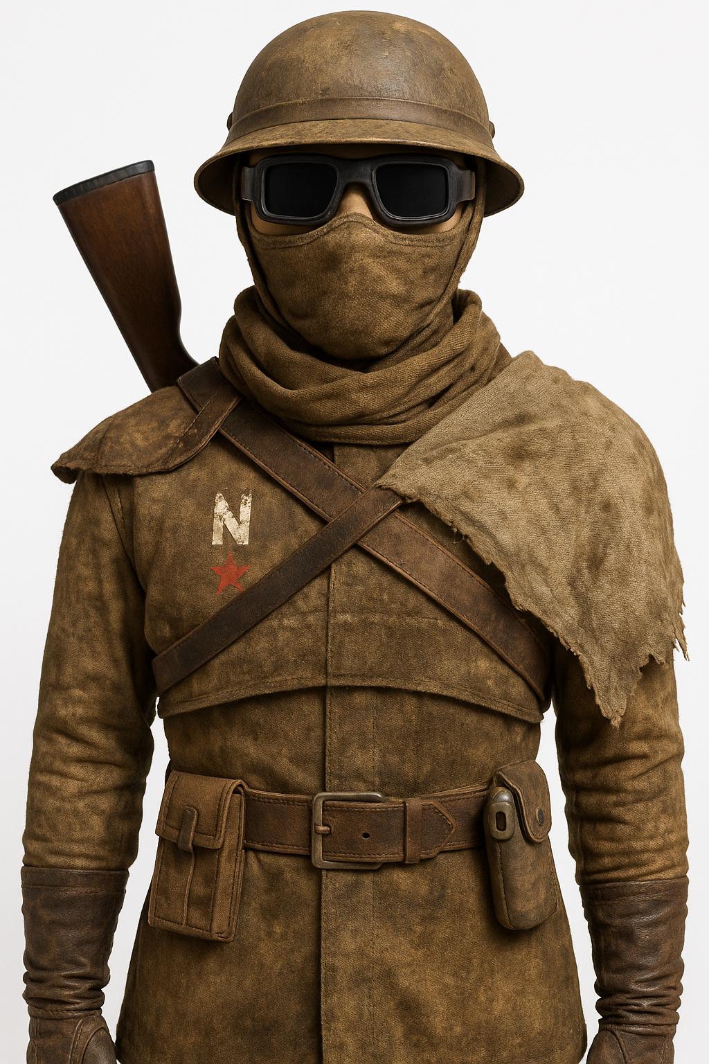 NCR Ranger Style Cotton Combat Suit – Survival Outfit With Real Leather ...