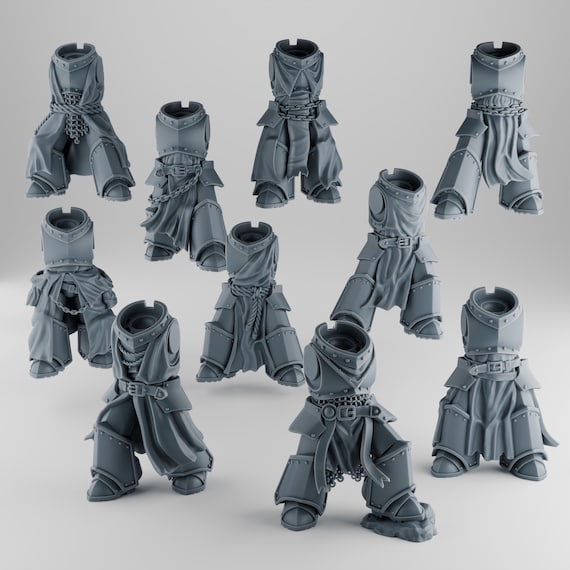 Voidguard Templar Corps crossed from space – Wargame Grimdark Sci-Fi(32 mm Scale)