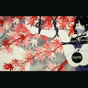 Japanese Shibari Print