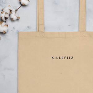 Killefitz | Embroidered tote bag | Ruhr area bag | Organic cotton | Ruhr area humor | Gift for Ruhr area fans | Dialect tote bag
