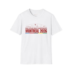 Montreal 2026 landsvägscykling-VM Skyline Graphic Unisex T-shirt | Bella Strada Design