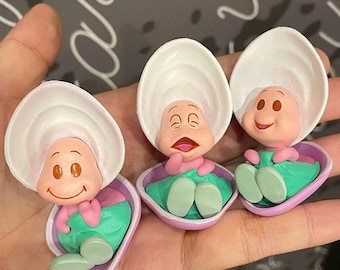 Set da 3 pezzi di Alice nel Paese delle Meraviglie Baby Oysters, Baby Oysters Figure Doll, Figure Doll Toys Kawaii, Baby Oyster Action