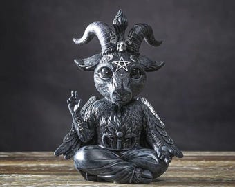 Baphoboo, nuovo ornamento di Halloween, artigianato in resina, scultura di animali, decorazione per finestra e scrivania