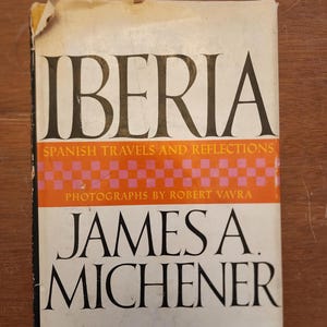 Iberia James A Michener - 1968 - Vintage Books - Collectors Books - Rare Books - Antique Collectible Books