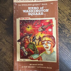 Hero of Washington Square – Endless Quest Book #7 – 1983 TSR – Vintage Pick-A-Path Adventure