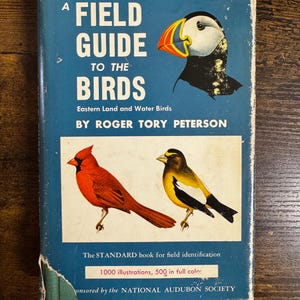 A Field Guide to the Birds – Eastern Land and Water Birds | Roger Tory Peterson | 45th Printing, 1974 | Vintage Peterson Field Guide Series