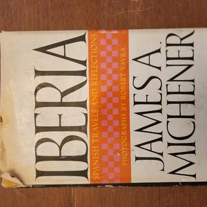 Iberia James A Michener - 1968 - Vintage Books - Collectors Books - Rare Books - Antique Collectible Books