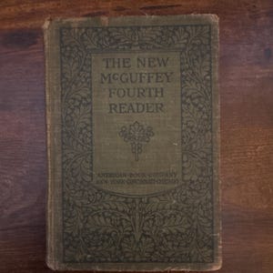 The New McGuffey Fourth Reader 1901 Antique School Book American Book Company
