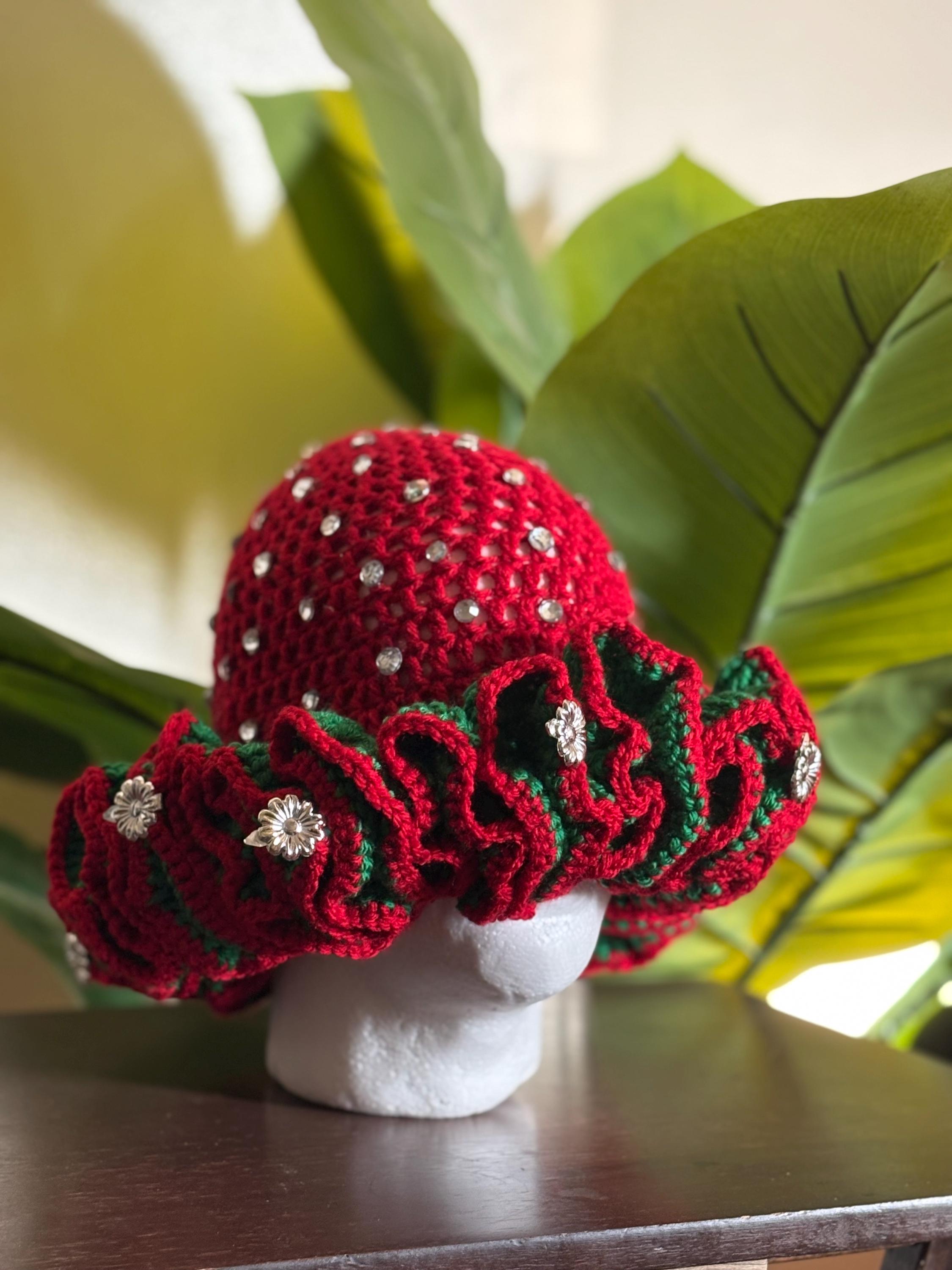 Delta Ruffle Hat Custom Ruffle Hat - Etsy