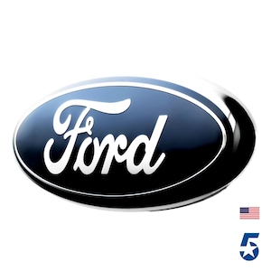 Ford Oval Emblem Replacement: 9-Inch Grille & 7-Inch Tailgate Badge