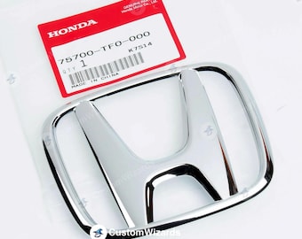 Emblema H para parrilla delantera del Honda Civic Sedán de 4 puertas, número de pieza 75700-TF0-000