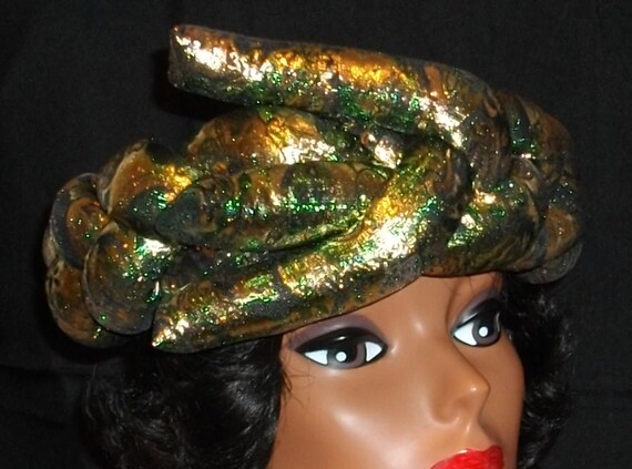 A Multiple Color Crown, Metallic Gold and Green Dress Braided Crown. - Etsy