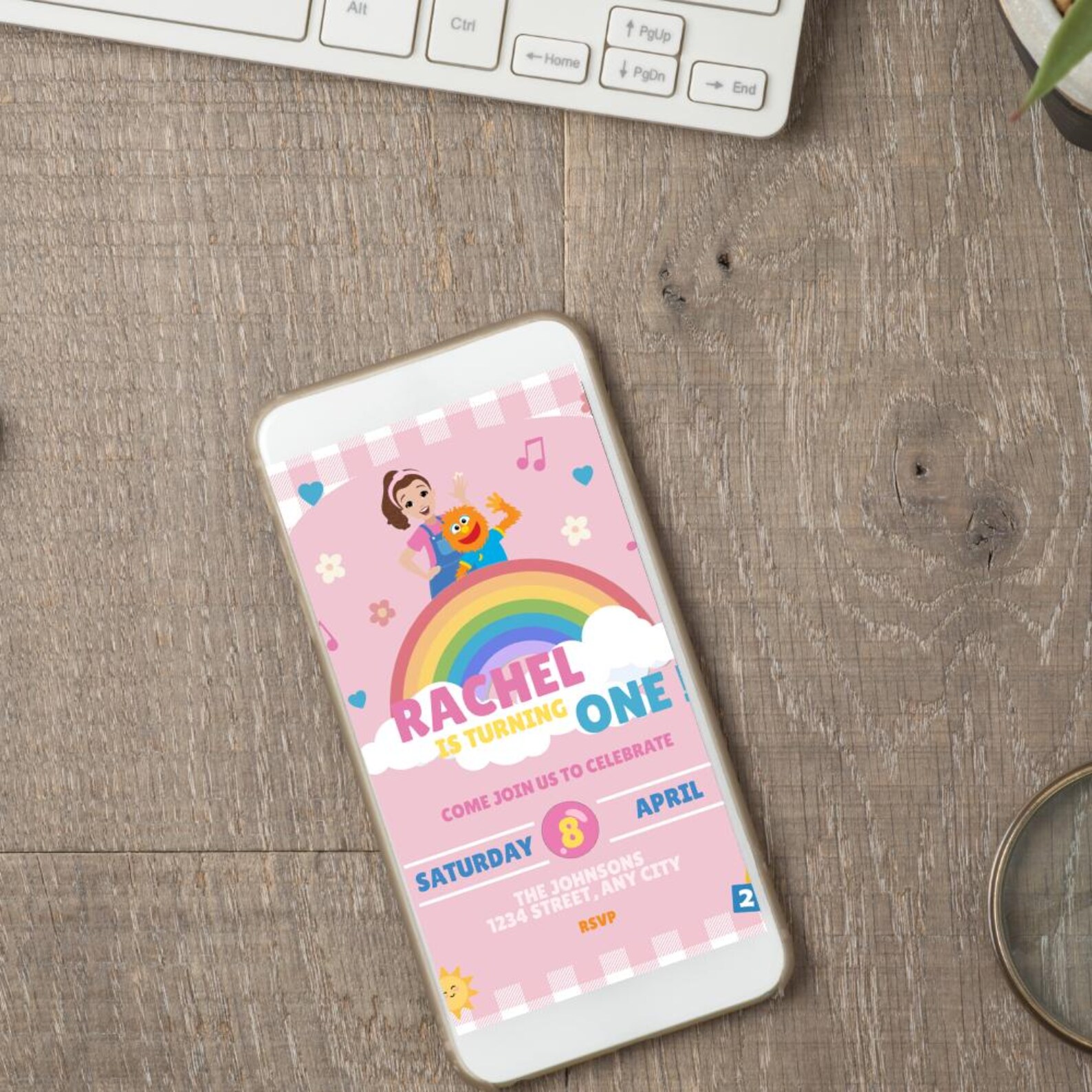 Ms. Rachel Party Digital Invitation, Print-ready Canva Customizable - Etsy