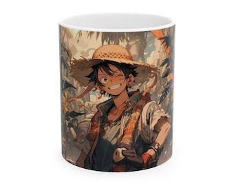 One Piece Crew Characters Mug | Ceramic Coffee Mug 11oz 15oz