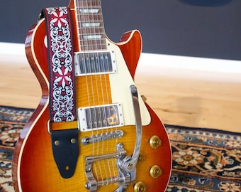 Ruby Red Guitar Strap