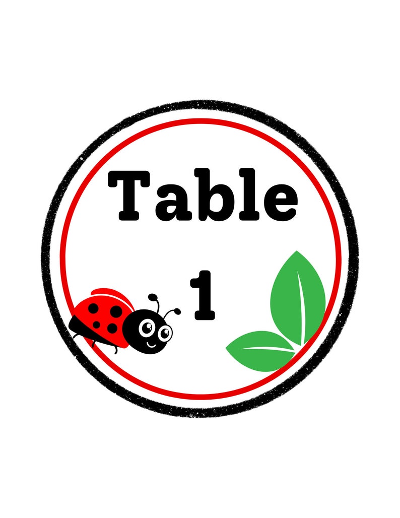 Ladybug Classroom Decor Printables *** Completely Customizable *** - Etsy