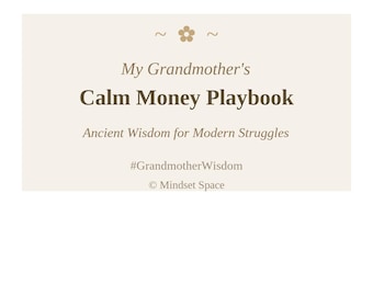 Manual de estrategias para abuelas: Guía imprimible de presupuesto y gastos / Planificador financiero sencillo (PDF)
